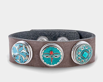 NOOSA classic Armband taupe