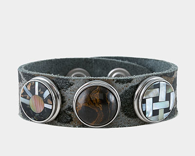 Armband Savanna grey leopard
