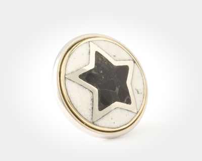 Chunk Pentagram - silber