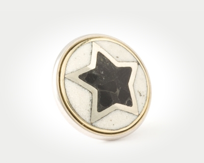 Chunk Pentagram - silber