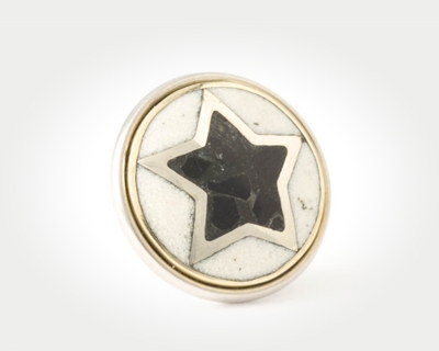 Chunk Pentagram - silber