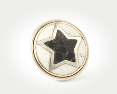 Chunk Pentagram - silber