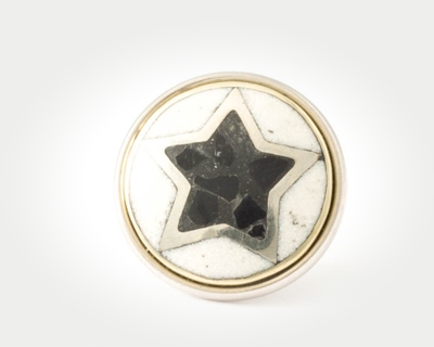 Chunk Pentagram - silber