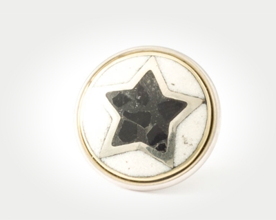 Chunk Pentagram - silber