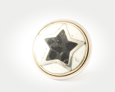 Chunk Pentagram - silber