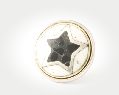 Chunk Pentagram - silber