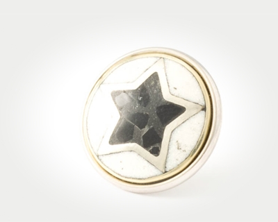 Chunk Pentagram - silber