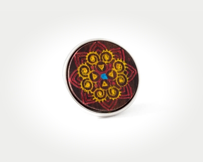 Chunk Red Rangoli
