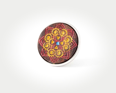Chunk Red Rangoli