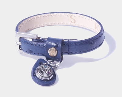 Armband dot print blau