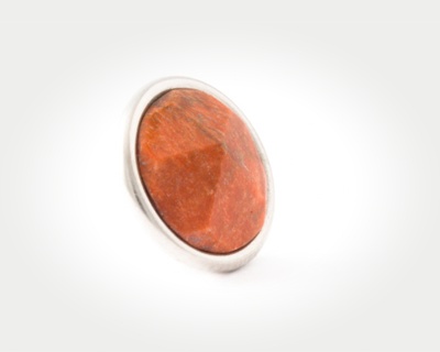 Chunk Gemstone facetted - red jasper