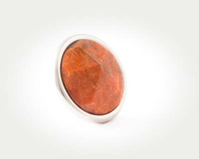 Chunk Gemstone facetted - red jasper