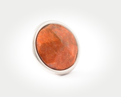 Chunk Gemstone facetted - red jasper