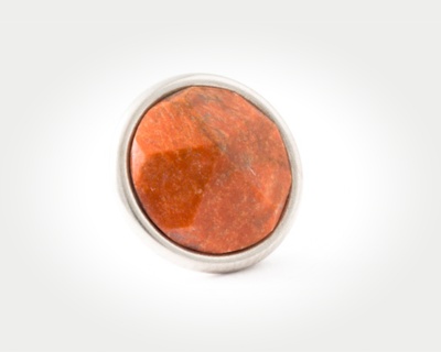 Chunk Gemstone facetted - red jasper