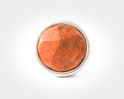 Chunk Gemstone facetted - red jasper