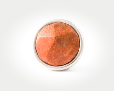 Chunk Gemstone facetted - red jasper