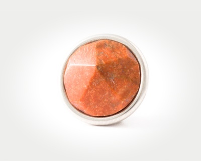 Chunk Gemstone facetted - red jasper