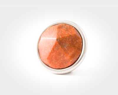 Chunk Gemstone facetted - red jasper