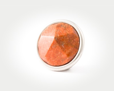 Chunk Gemstone facetted - red jasper