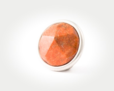 Chunk Gemstone facetted - red jasper