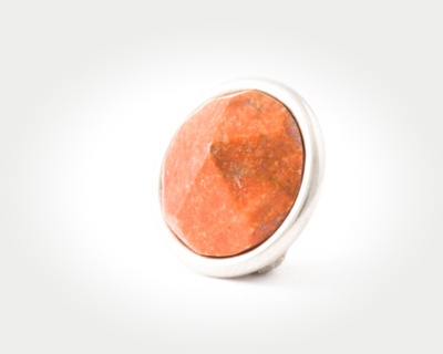 Chunk Gemstone facetted - red jasper
