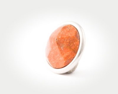 Chunk Gemstone facetted - red jasper