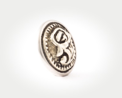 Chunk Victorian Button - paisley