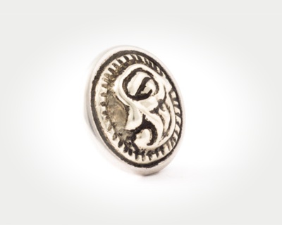 Chunk Victorian Button - paisley