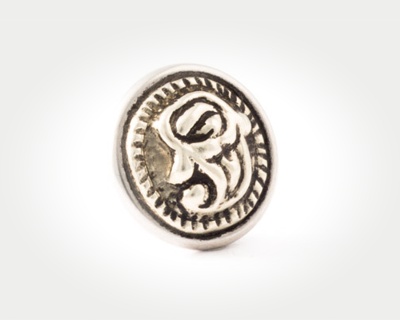 Chunk Victorian Button - paisley