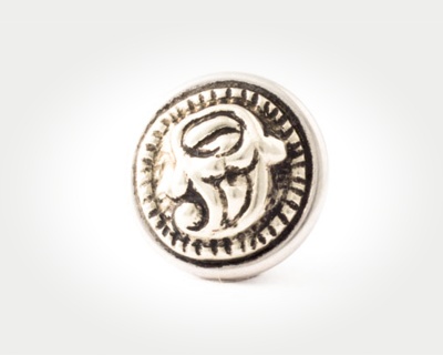 Chunk Victorian Button - paisley