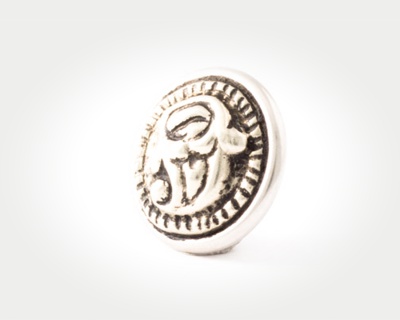 Chunk Victorian Button - paisley