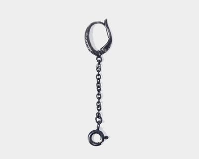 Trispiral - silber oxidiert - 1 Stück