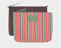 Roots Innentasche - pink/creme