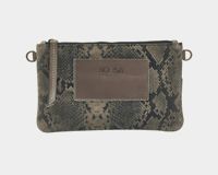 Roots Mini-Innentasche - Leder - Snake