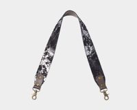Roots Wildleder-Taschenriemen - schwarz/silber